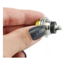 Chave Push Button Ds212 Amarela 2 Terminais - Kit Com 20 Pçs Foto mini 4