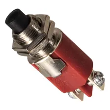 Chave Pushbutton Contato Fechado Desl. Pressionada Margirius Cor Vermelho Foto mini 2