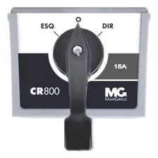 Chave Reversora Trifásica 15a Cr-815 Margirius Alavanca Cor Cinza Foto mini 2