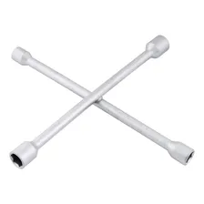 Chave Roda Cruz 4 Bocas 17x19x21x23 Universal Cromada Cinoy Foto mini  2