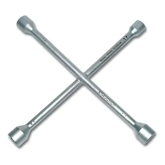 Chave Roda Cruz Profissional V40 35cm 17 19 21 19mm Kraucher Foto 1