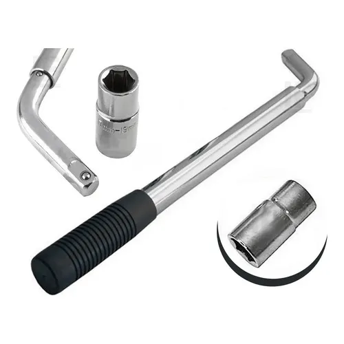 Chave Roda Prolongável Telescópica Alongável Soquete 17x19mm Foto 1