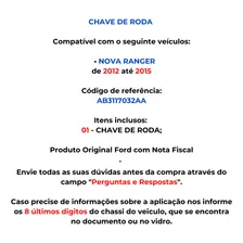 Chave Roda Ranger 2012 A 2016 Foto mini 2