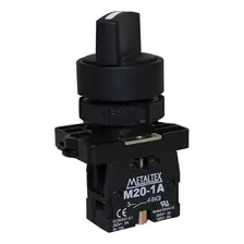 Chave Seletora 2 Posições Com Retorno 1na Metaltex Foto mini 1