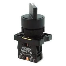 Chave Seletora 2 Posições Com Retorno 1na Metaltex Foto mini 2