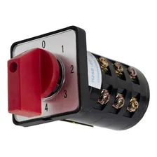 Chave Seletora 6 Posições - 20a 400v - Solda Mig Monofásica Cor Preto Foto mini  2