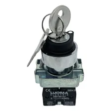 Chave Seletora C/chave 2 Posições Fixas 90g - 1na Lukma Cor Preto Foto mini 2