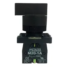 Chave Seletora Preta 2na P20shr4-b-2a Metaltex Foto mini 2
