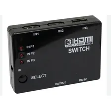 Chave Seletora Switch Hdmi 3 Ent 1 Saída E Controle Sigma Foto mini 4