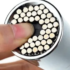 Chave Soquete Universal Catraca Adaptador Magico Gator Grip Cor Prata Foto mini  2