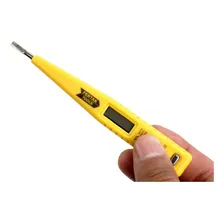 Chave Teste De Voltagem Corrente Digital Eletricista 12-220v Bivo A Pronta Foto mini 1