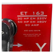 Chave Trifásica Estrela Triângulo Lombard 30cv 220v Et-163 Foto mini 4