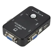 Chaveador Kvm Switch 2 Portas Usb 2.0/vga Foto mini 2
