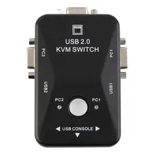 Chaveador Kvm Switch 2 Portas Usb 2.0/vga Foto mini 4