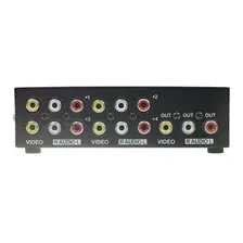Chaveador / Seletor De Video E Audio Composto Rca Av 4x1 Foto mini 4