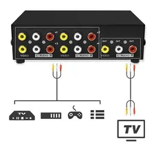 Chaveador / Seletor De Video E Audio Composto Rca Av 4x1 Foto mini  3