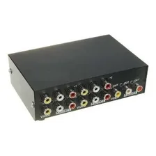 Chaveador / Seletor De Video E Audio Composto Rca Av 4x1 Foto  mini 1