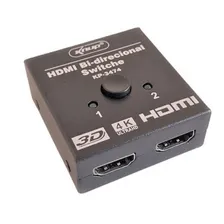 Chaveador Switch Hub Hdmi 4k 3d Bidirecional Hub 2x1 E 1x2 Foto mini 4