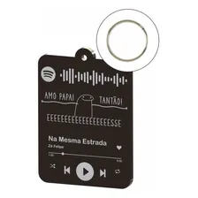Chaveiro Acrílico Dia Dos Pais Código Música Spotify Foto mini 1