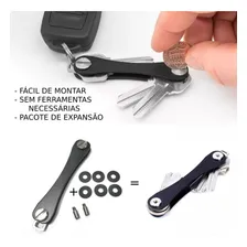 Chaveiro Aluminio Inteligente Organizador De Chave Casa Auto Foto mini 3