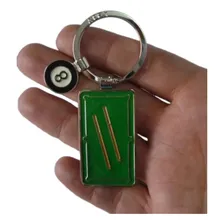 Chaveiro Bilhar Sinuca Bola Oito Esporte Foto mini 4