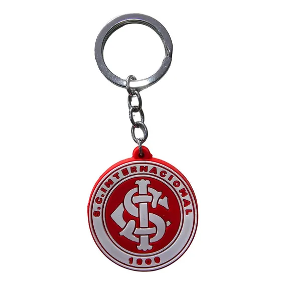 Chaveiro Borracha Com Brasão Time - Sc Internacional Foto 1