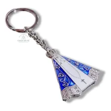 Chaveiro Casa Da Fé Nossa Senhora Aparecida Azul Foto  mini 1