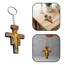 Chaveiro Crucifixo São Damião Francisco Foto  mini 1