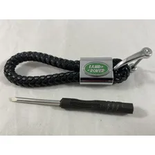 Chaveiro Em Couro Ecológico E Metal Para Carro Land Rover Foto mini  2