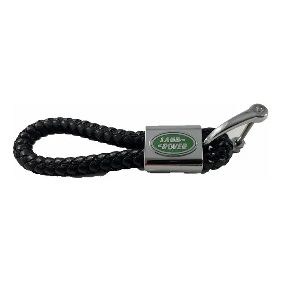Chaveiro Em Couro Ecológico E Metal Para Carro Land Rover Foto 1
