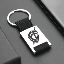 Chaveiro Escudo Da Fé Elegante Metal Personalizado - Luxo L Foto mini 2