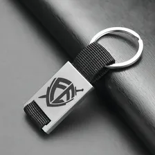 Chaveiro Escudo Da Fé Elegante Metal Personalizado - Luxo L Foto mini 3