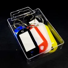 Chaveiro Etiqueta Colorido Organizador Moderno 6 Peças Foto mini 3