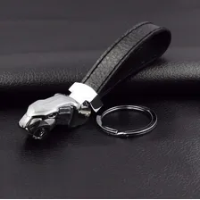 Chaveiro Executivo De Couro Puma Jaguar Cor Preto Foto mini 4