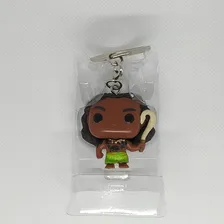 Chaveiro Funko Pocket Pop Keychain Disney Moana Maui Foto mini 4