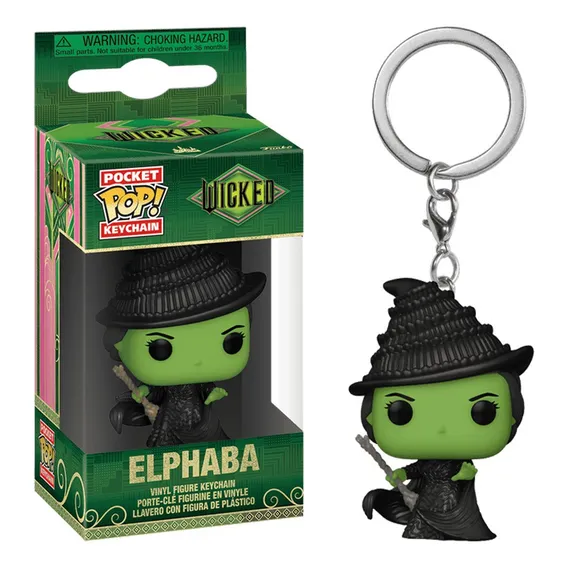 Chaveiro Funko Pocket Pop Keychain Wicked Elphaba Foto 1
