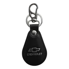 Chaveiro Gm Chevrolet Couro Preto Foto mini 1