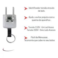 Chaveiro Identificador De Voltagem Teste Tomada Margirius Foto mini 3