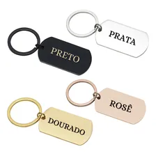Chaveiro Inox Personalizado A Laser Com Simbolo Do Spotify Cor Dourado Foto mini 4
