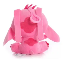 Chaveiro Lilo E Stitch Disney Pelúcia 12cm Stitch E Angel Cor Rosa Foto mini  2