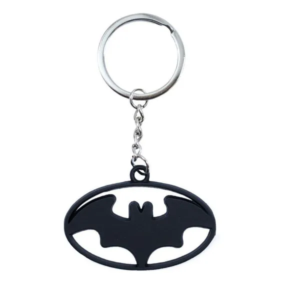 Chaveiro Metal Revestido Silicone Batman Foto 1