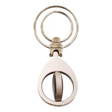 Chaveiro Metal Santos Dupla Argola Brasão Cor Preto Foto mini 3