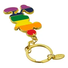 Chaveiro Mickey Arco-íris 6cm Disney Foto mini 3