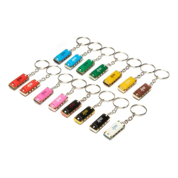 Chaveiro Mini Gaita Hering Diatônica 8 Vozes A Lá - 88cc Foto 1