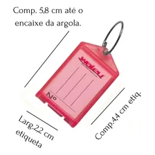 Chaveiro Organizador De Chaves C/ 100 Maxcril Waleu Vermelho Foto mini 2