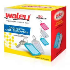 Chaveiro Organizador Kit Com 50 Identificador Etiqueta Foto mini 2
