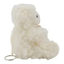 Chaveiro Ovelha Laço 14cm - Pelúcia Foto mini 3