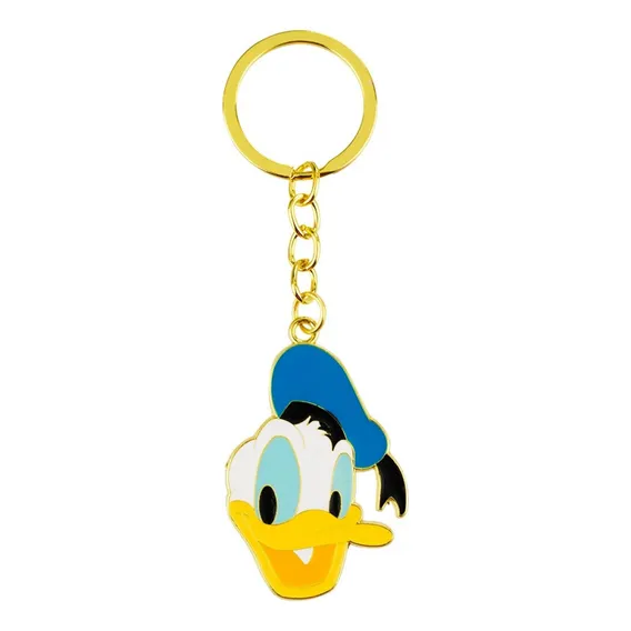 Chaveiro Pato Donald 5cm - Disney Cor Dourado Foto 1