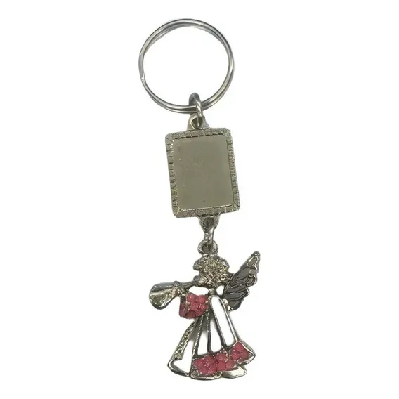 Chaveiro Personalizado Anjo Batizado Nascimento | 10 Unid Foto 1