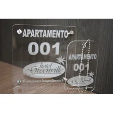Chaveiro Personalizado Para Hotel Kit C/16pç 5x8cm Foto mini 2